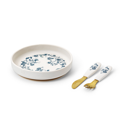 Silicone Plate Set - Garden Leo Toile