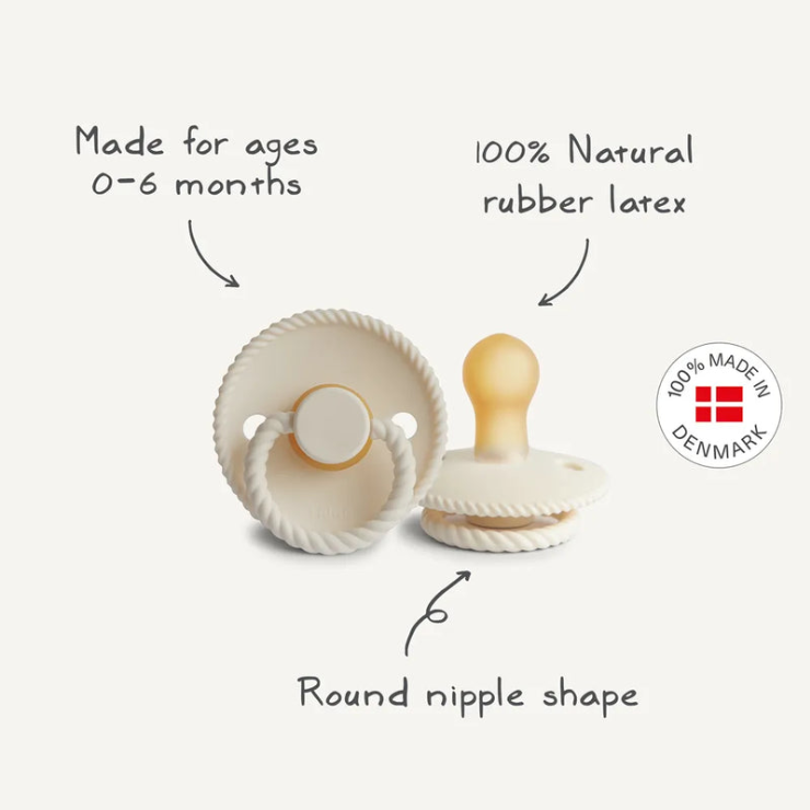 FRIGG 6-Pack Pacifiers - Latex - Endless Sea