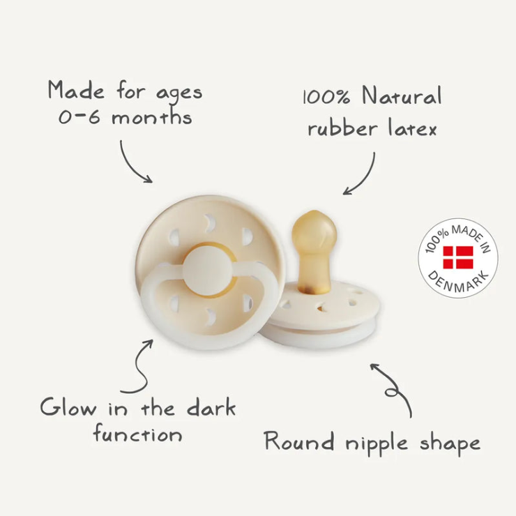 FRIGG 6-Pack Pacifiers - Latex - Endless Sea