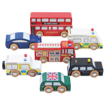 London Toy Car Set - 7 Piece