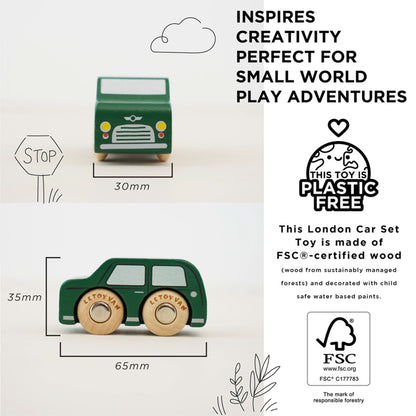 London Toy Car Set - 7 Piece