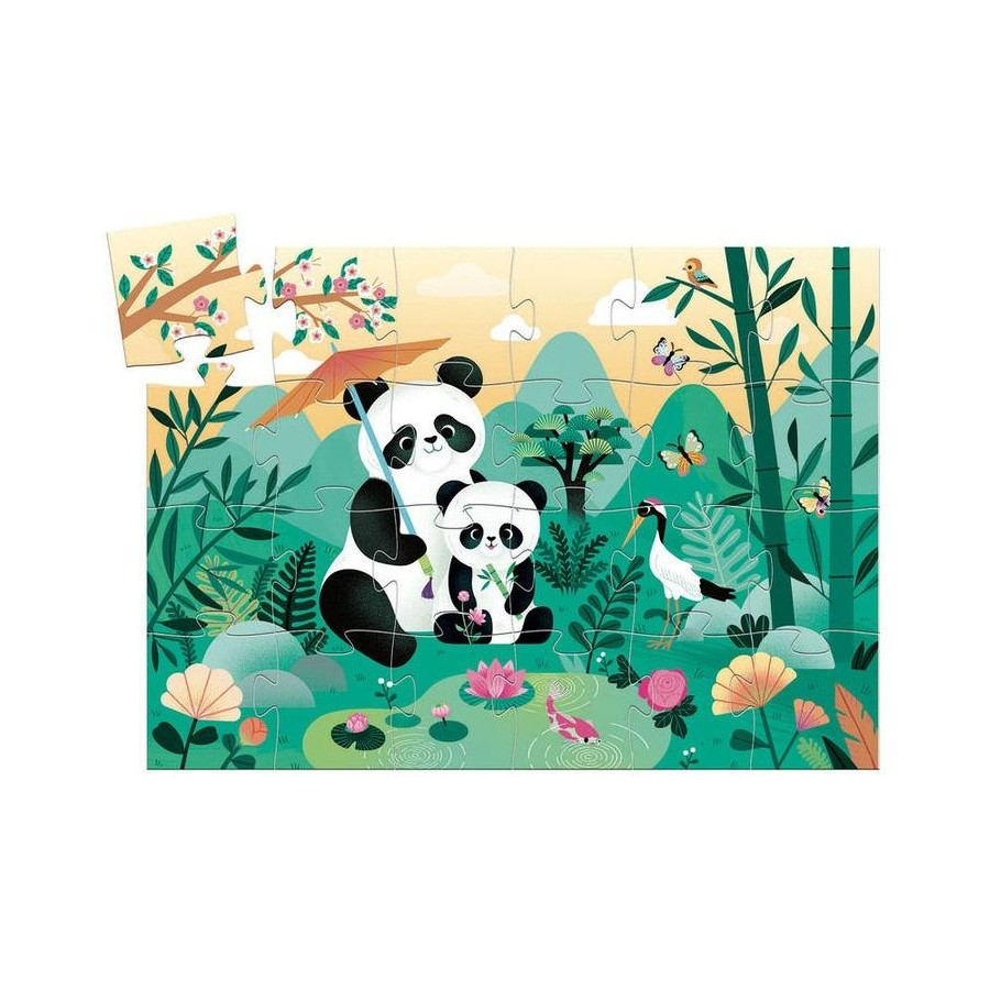 Leo the Panda 24pc Silhouette Puzzle