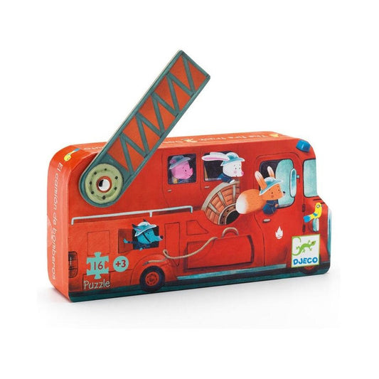Fire Truck Puzzle 16pc
