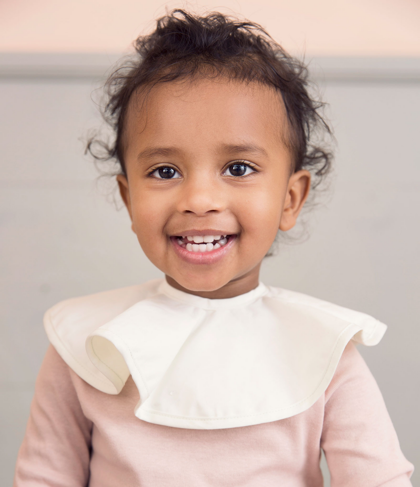 Pierrot Drool Bib Vanilla White