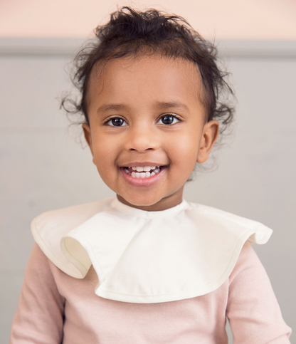 Pierrot Drool Bib Vanilla White
