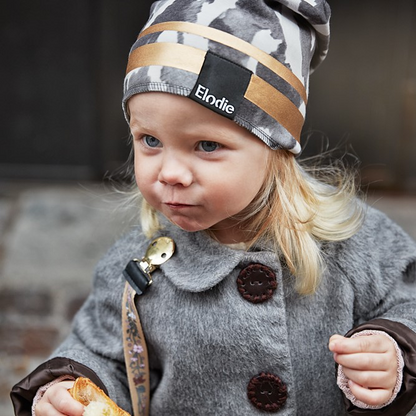 Pacifier Clip Golden Vintage Flower