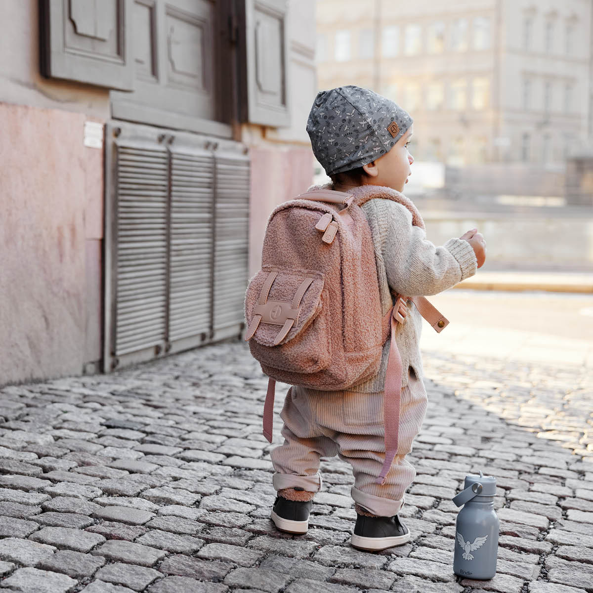 Elodie BackPack Mini - Pink Bouclé
