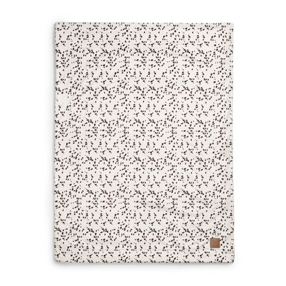 Pearl Velvet Blanket - Dalmatian Dots