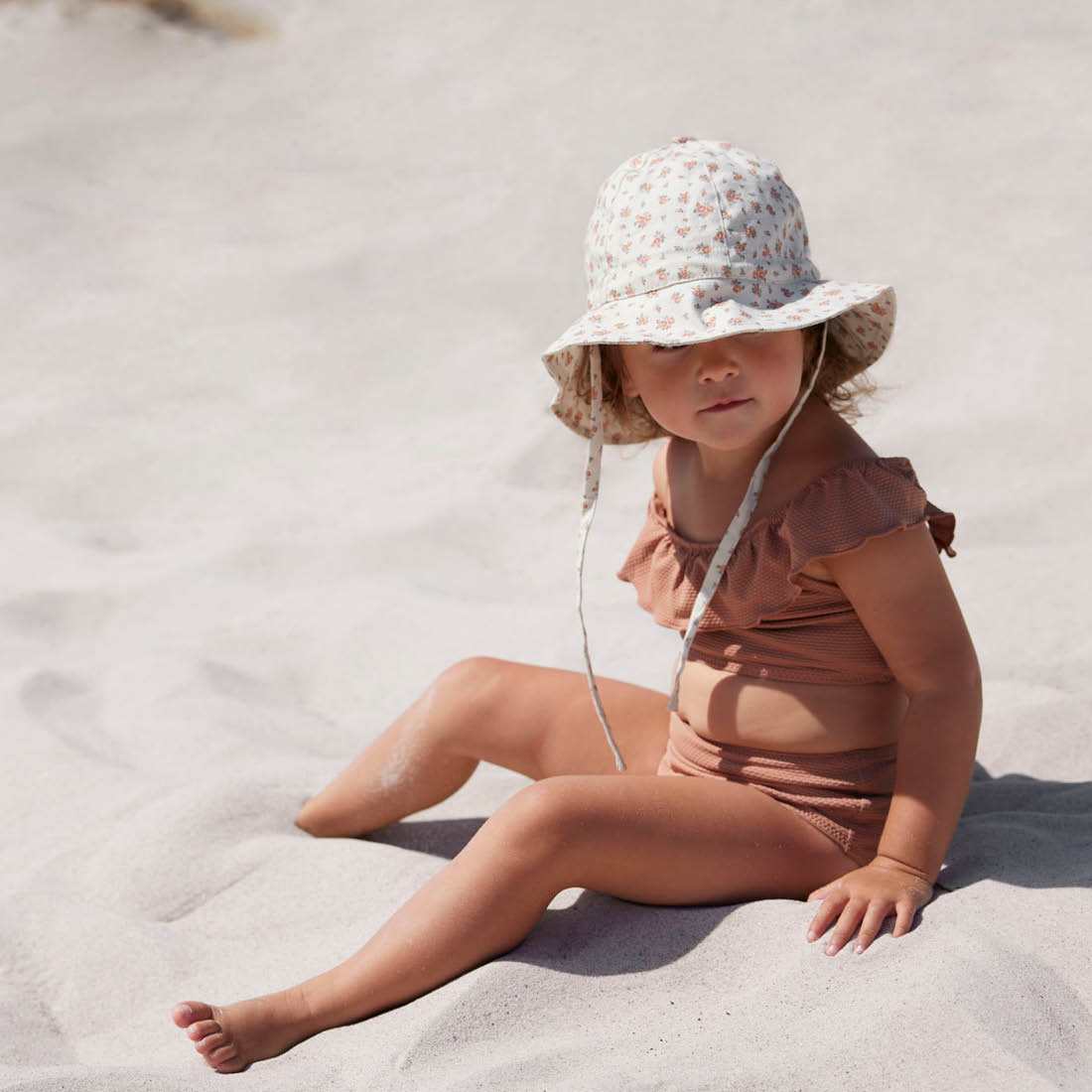 Elodie Sun Hat - Autumn Rose