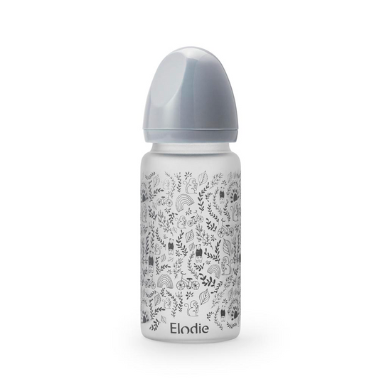 Glass Feeding Bottle - Monkey Sunrise