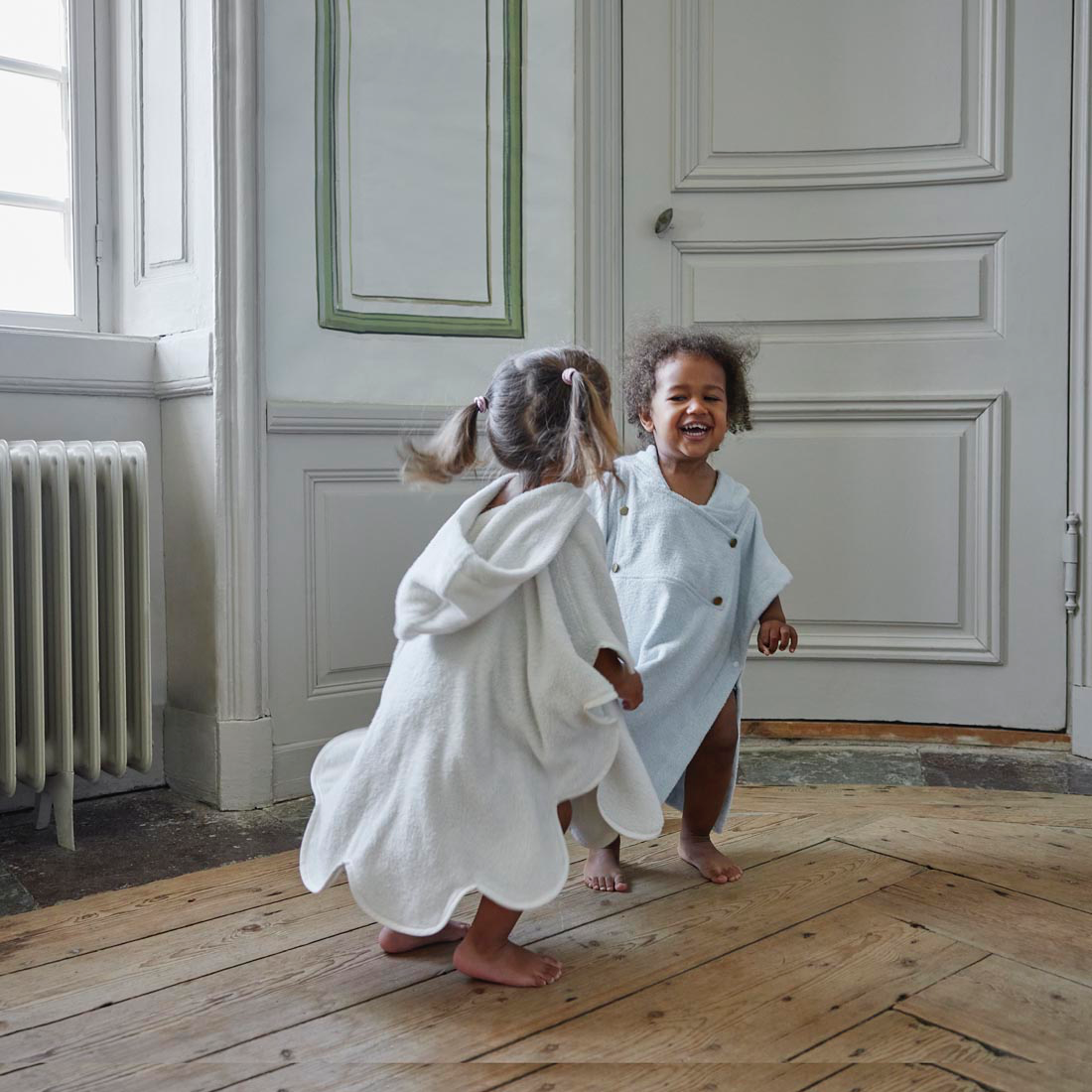 Bath Poncho - Bermuda Blue