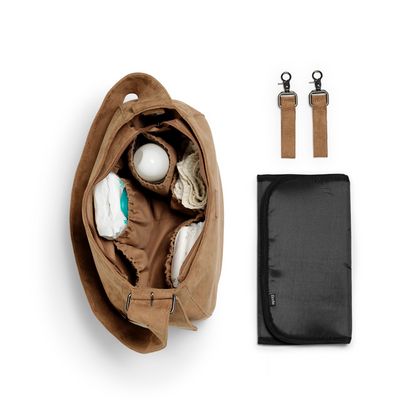Changing Bag Moon Bag - Caramel Brown