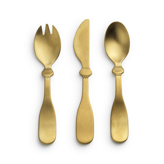 Children's Cutlery set - Gold