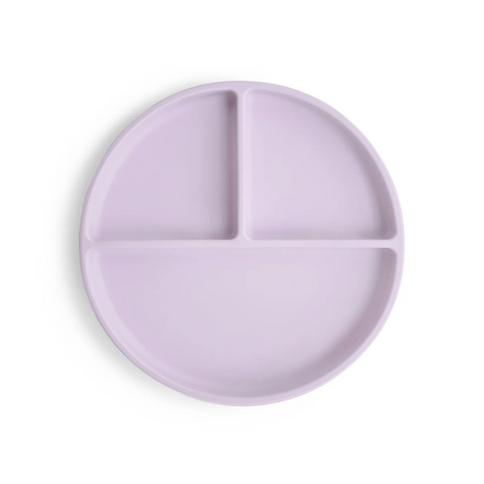 Silicone Suction Plate - Soft Lilac