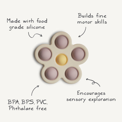 MUSHIE Flower Press Toy