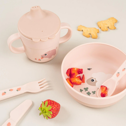 Foodie spout cup - tiny farm - powder