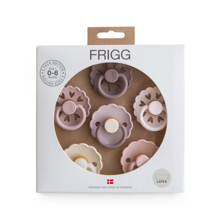 FRIGG 6-Pack Pacifiers - Latex - Blooming Love