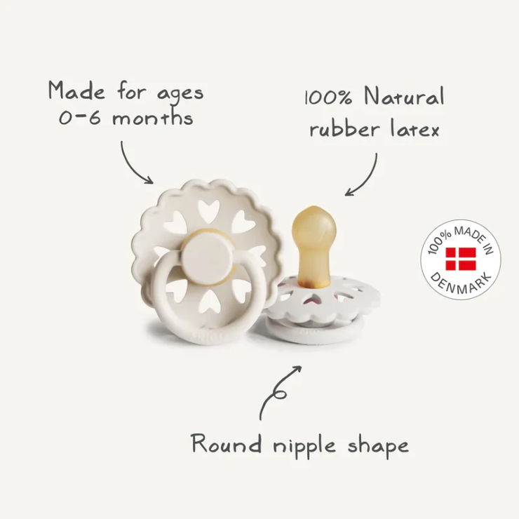 FRIGG 6-Pack Pacifiers - Latex - Blooming Love