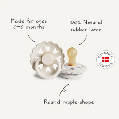 FRIGG 6-Pack Pacifiers - Latex - Blooming Love