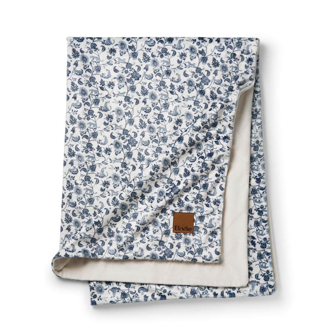 Pearl Velvet Blanket - Garden Leo Toile