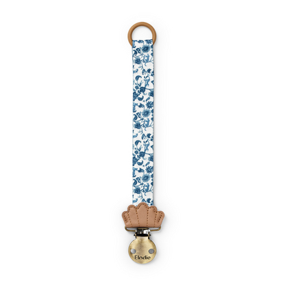 Elodie Pacifier Clip - Garden Leo Toile