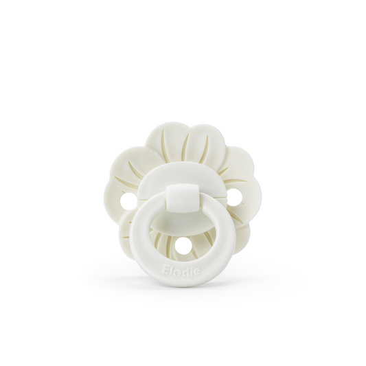 Binky Bloom Natural Rubber 0-6 months - Vanilla White
