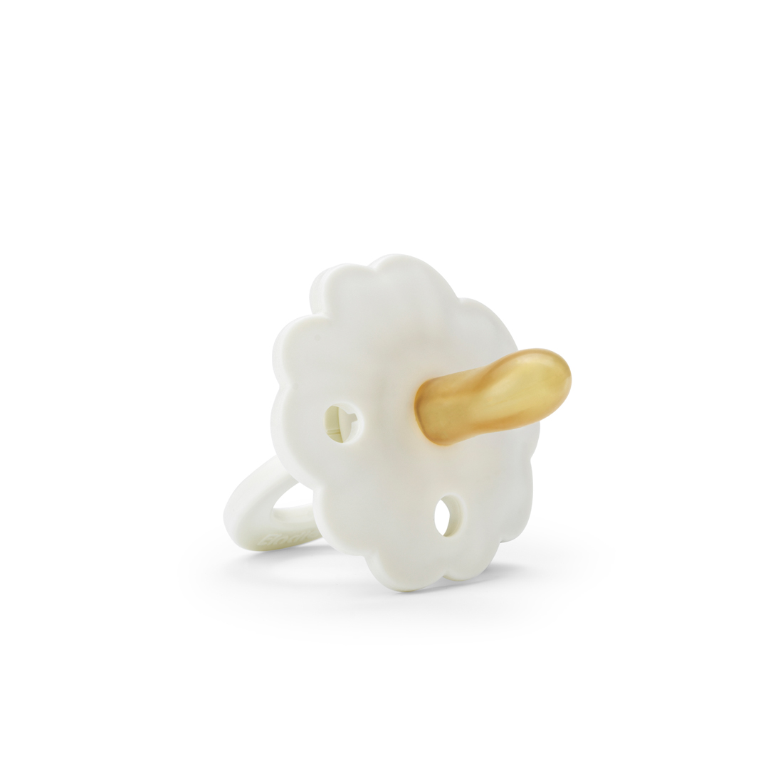 Binky Bloom Natural Rubber 0-6 months - Vanilla White