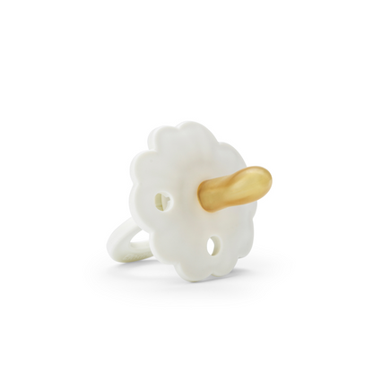 Binky Bloom Natural Rubber 0-6 months - Vanilla White