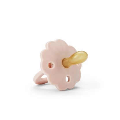 Binky Bloom Natural Rubber +3 months - Powder Pink