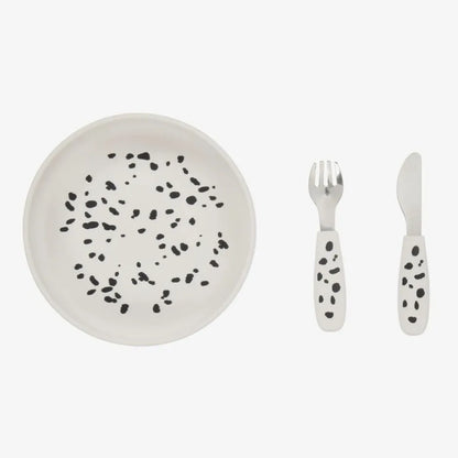 Silicone Plate Set - Dalmatian Dots