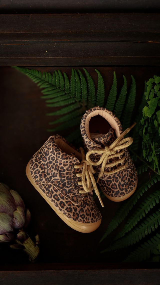 MINI BOOTIE LACE - CHEETAH