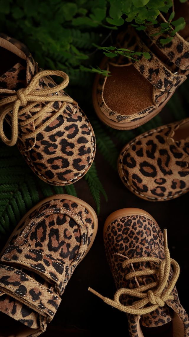 MINI BOOTIE LACE - CHEETAH