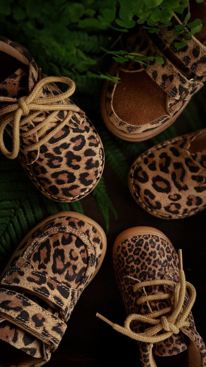 MINI BOOTIE LACE - CHEETAH