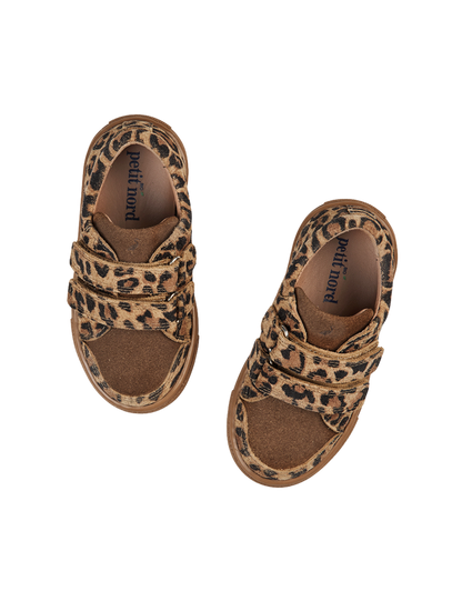 LOW SNEAKER - Block Leopard