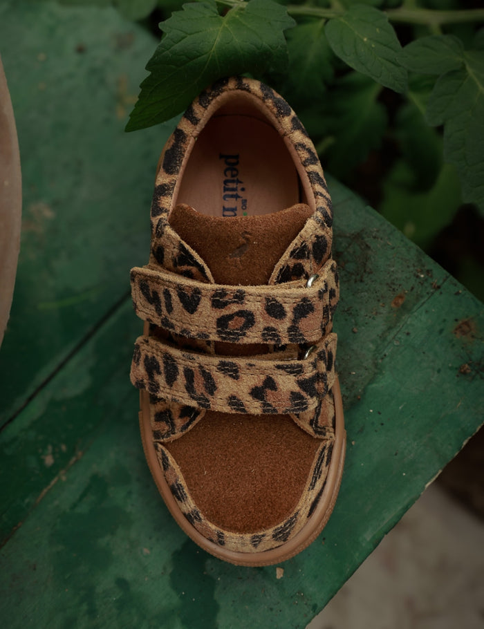 LOW SNEAKER - Block Leopard