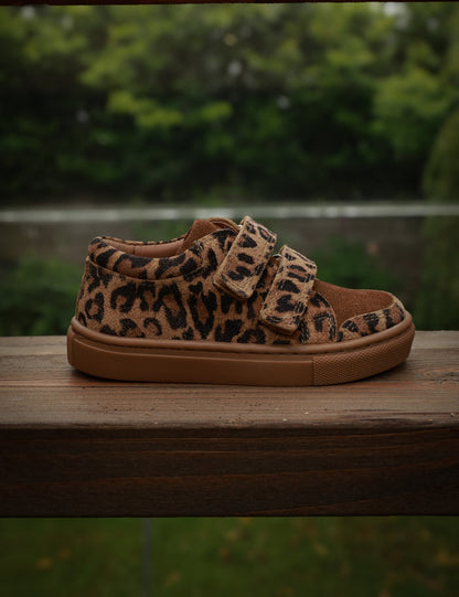 LOW SNEAKER - Block Leopard