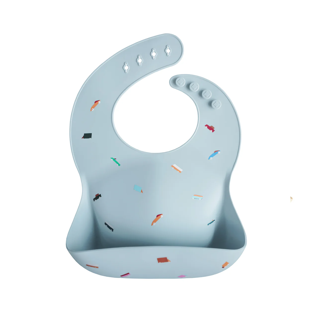 Silicone Baby Bib - Retro cars