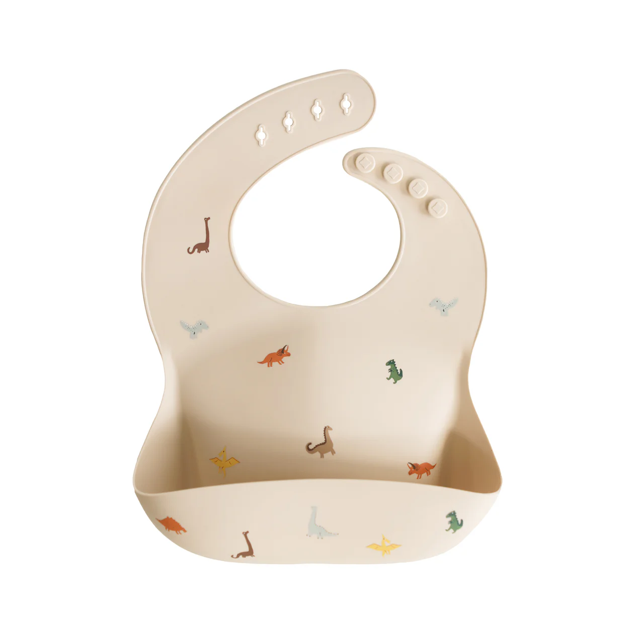 Silicone Baby Bib - Dinosaurs