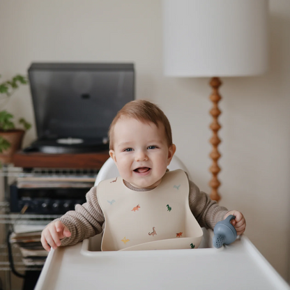 Silicone Baby Bib - Dinosaurs