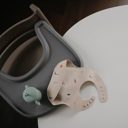 Silicone Baby Bib - Dinosaurs