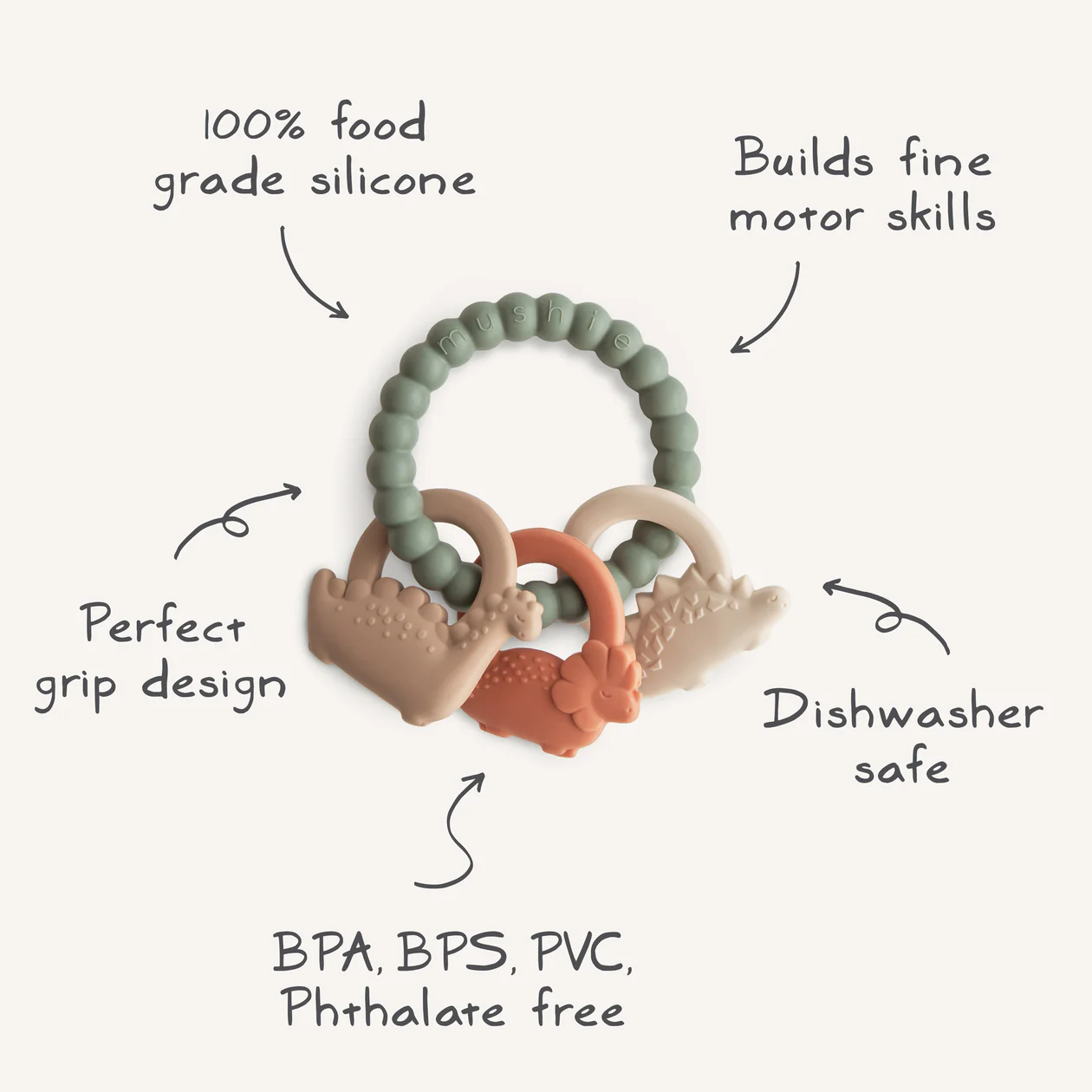 Mushie Teether Rings