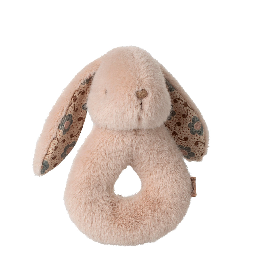Maileg Rabbit Rattle Set - Powder