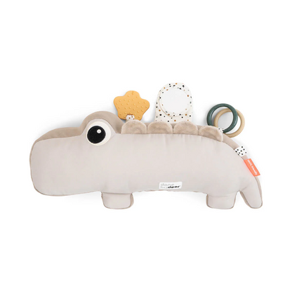 tummy time activity toy - croco - sand