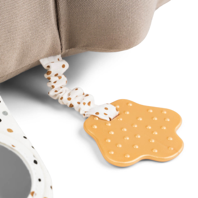 tummy time activity toy - croco - sand