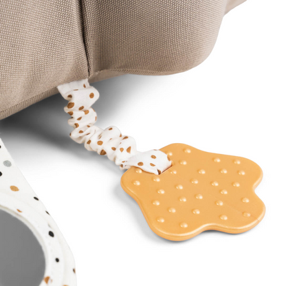 tummy time activity toy - croco - sand