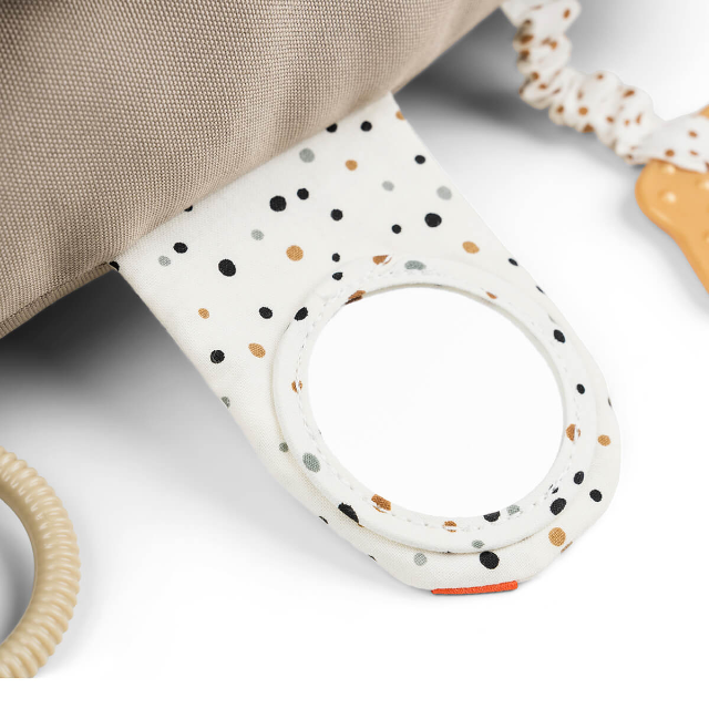 tummy time activity toy - croco - sand