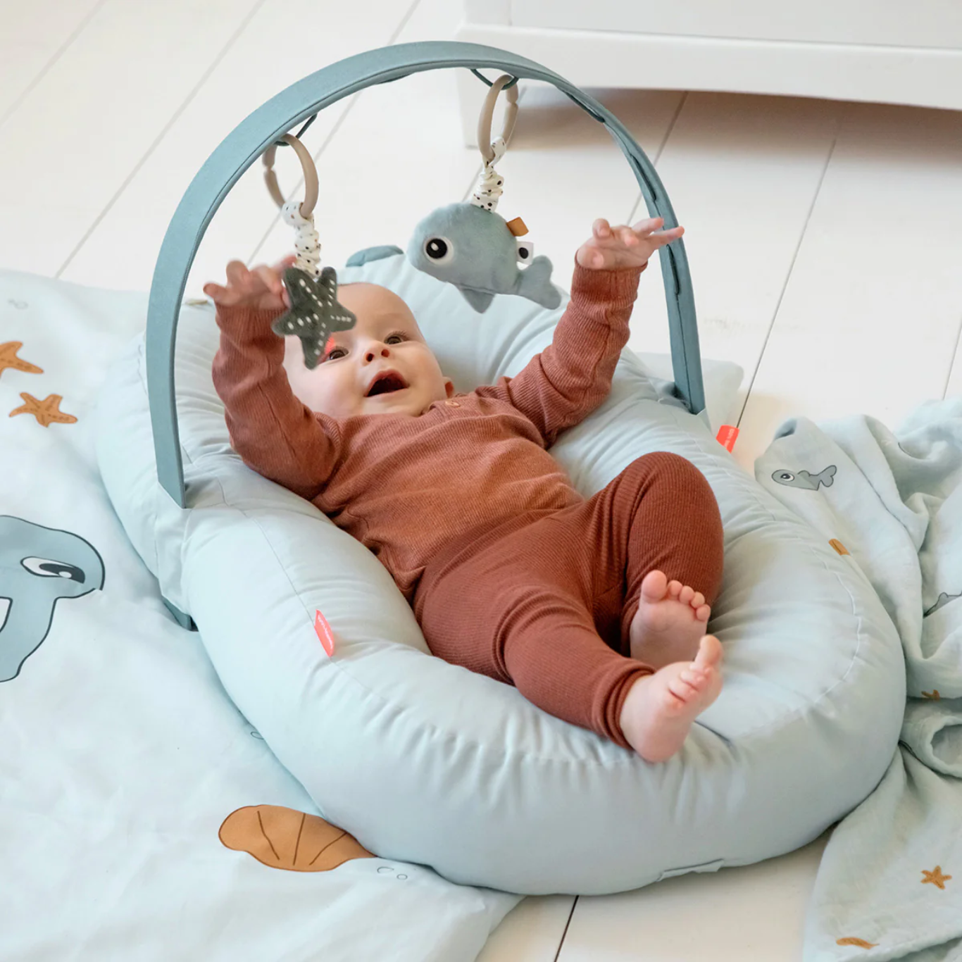 Hanging Activity Toy Blue