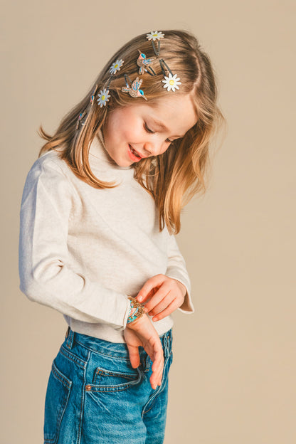 Sunny the Hummingbird Hair Clips (pair)
