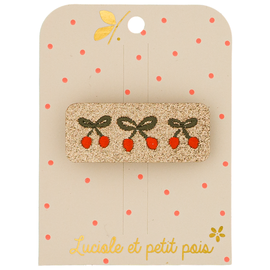 Cherry Twist Hair Clip