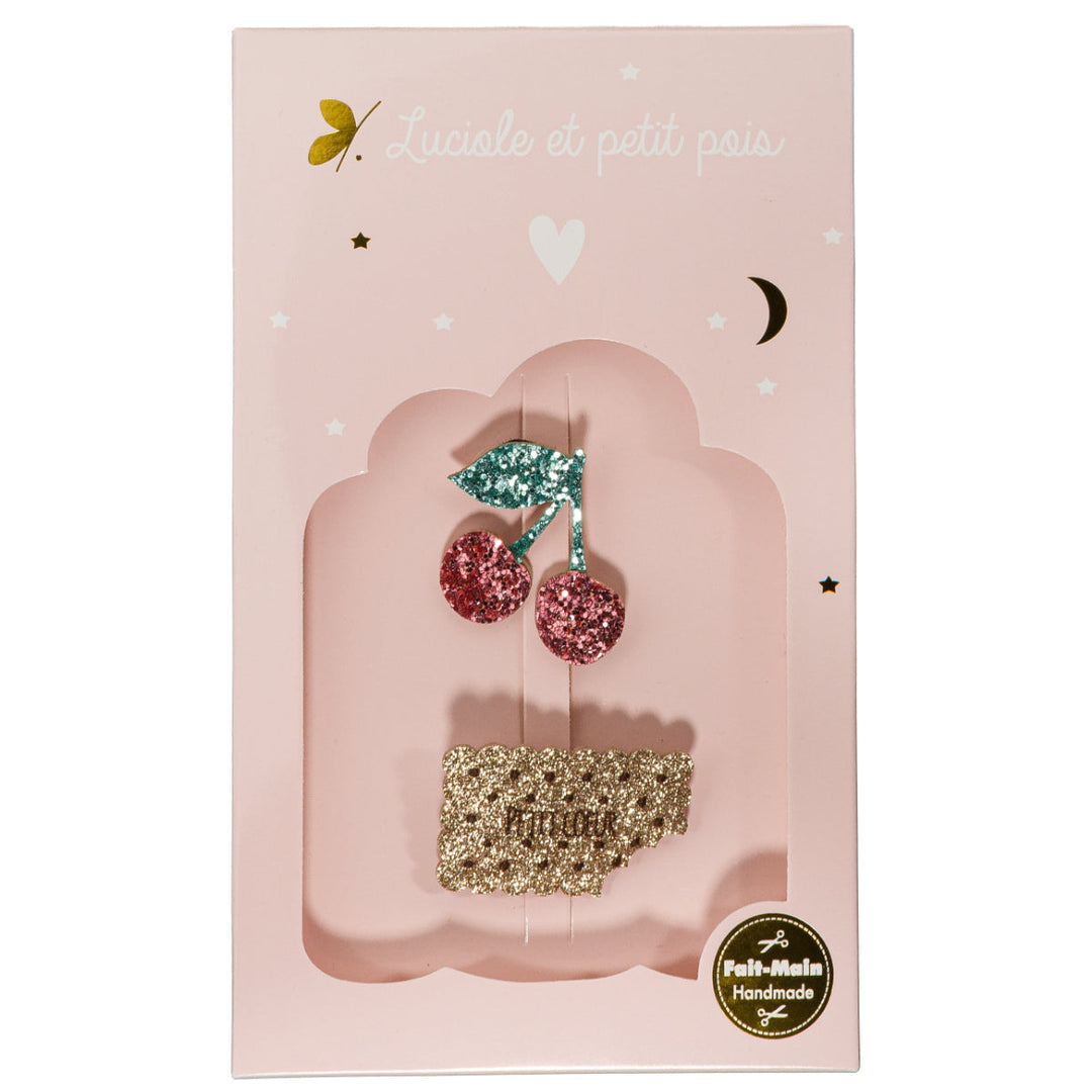 Cherry & cookie box set - Cherry & cookie brooch